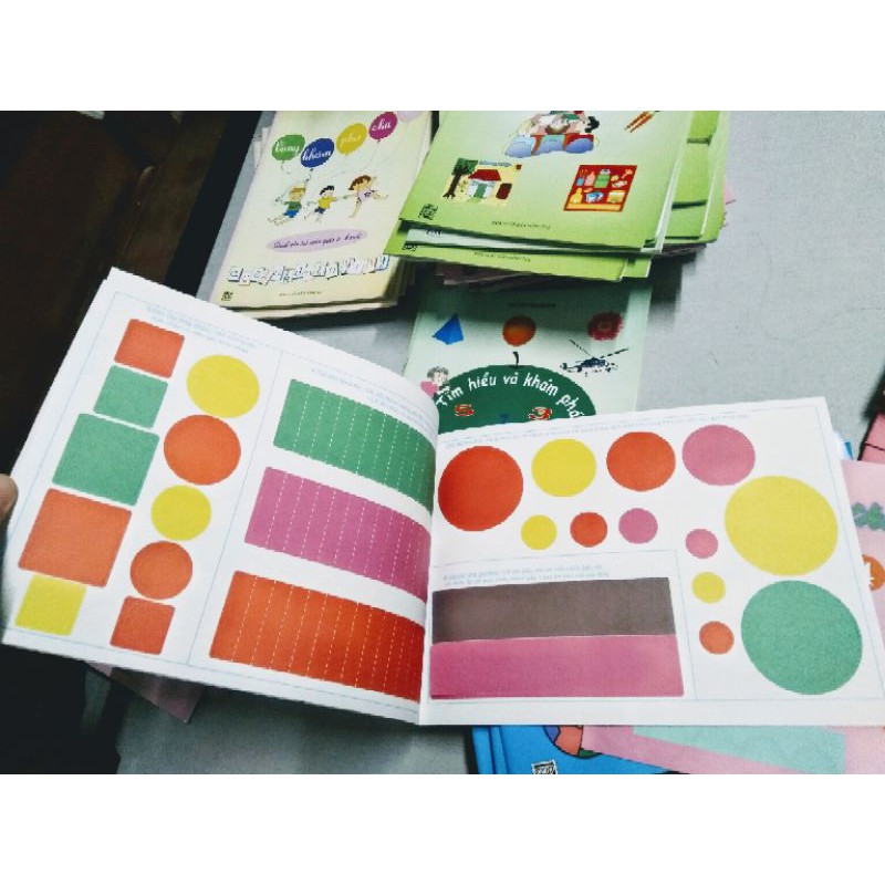 Sale quyển tập thủ công cho bé 4-6T