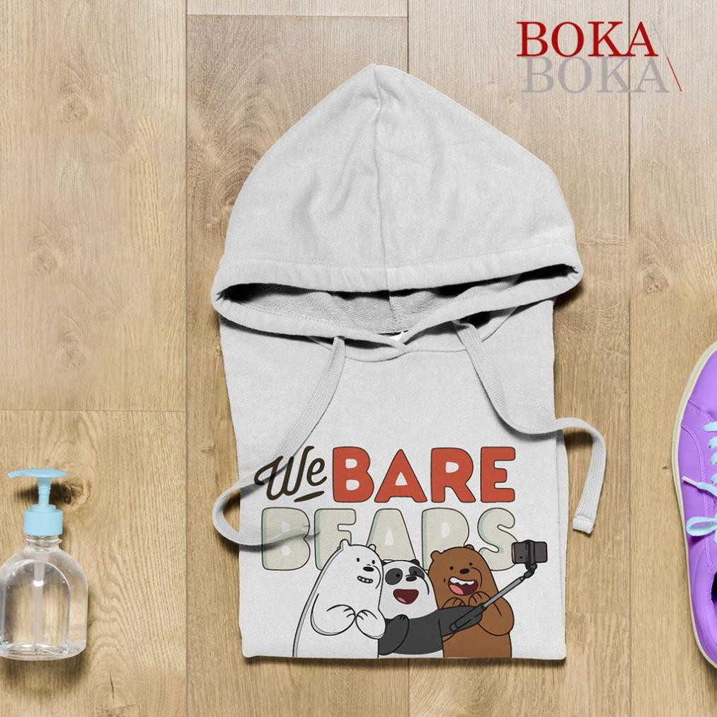 SALE- Áo Hoodie Nỉ In Hình We Bare Bears (3 Chú Gấu) Unisex Nam và Nữ - bán chạy nhất