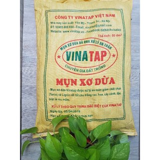 [Một bao mụn xơ dừa vinatap đã xử lý( 50dm3)- nặng 8-10kg