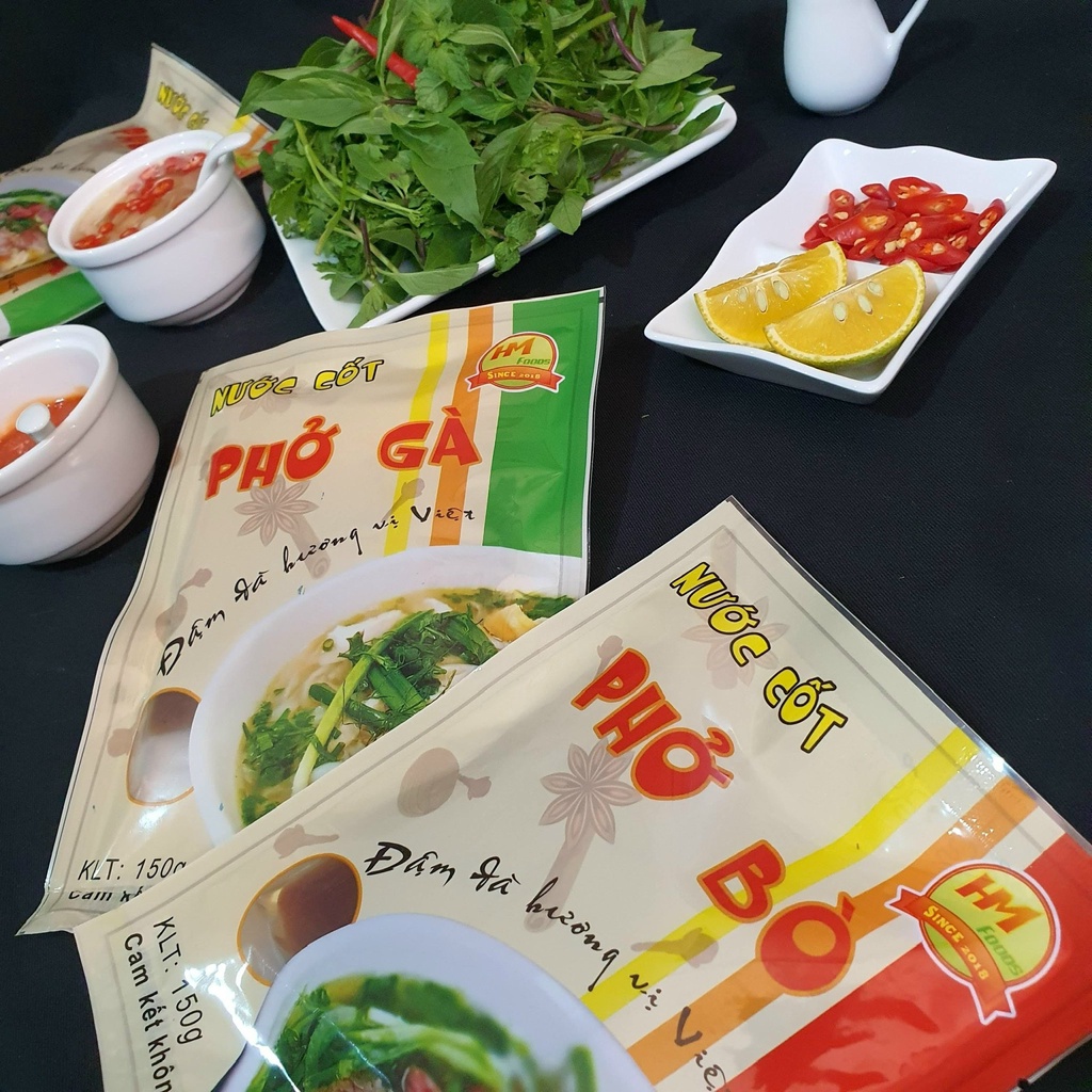 Cốt phở bò HMFOODS, gia vị phở bò hoàn chỉnh, nấu phở bò tại nhà