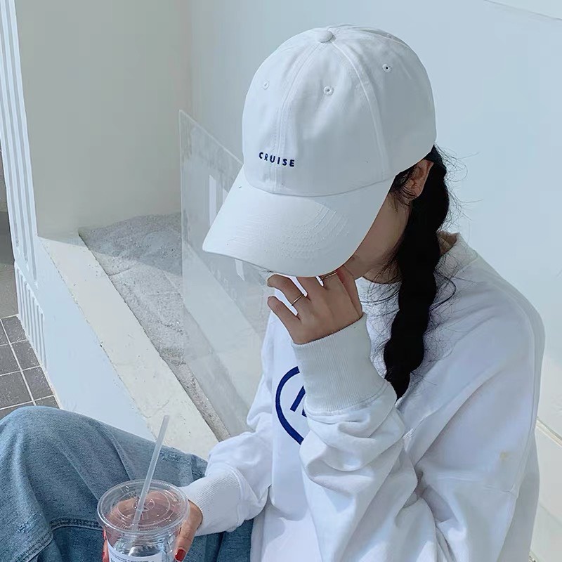 Mũ lưỡi trai chữ thêu Cruise hot mùa hè 2022 UNISEX nam nữ