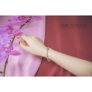 Lắc Bi Phay Đính Đá Mạ Vàng