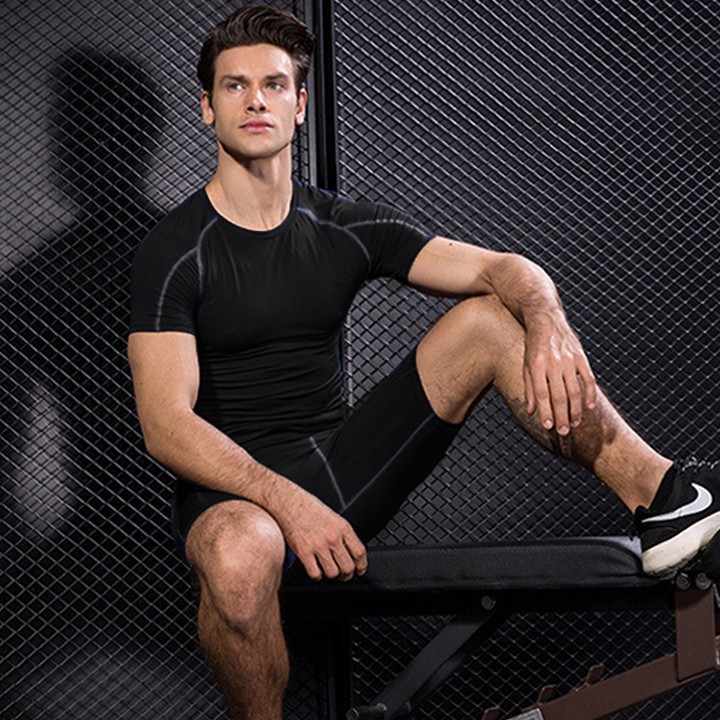 Quần legging nam tập GYM cho nam giới Pro Combat Giữ nhiệt (Loại ngắn) BBS WEARMale