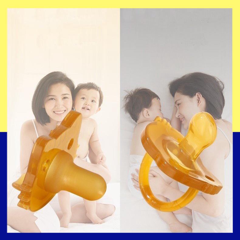 Núm Ti Giả Silicone  Siêu Mềm An Toàn Cho Bé Sơ Sinh Ngủ Vào Ban Ngày Và Ban Đêm - Tiny Kids