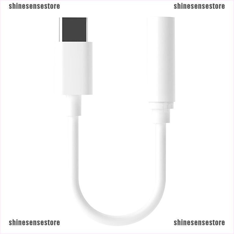 USB-C Type c To 3.5mm Audio Cable Adapter Aux Headphone Jack For Samsung M(shinesensestore)
