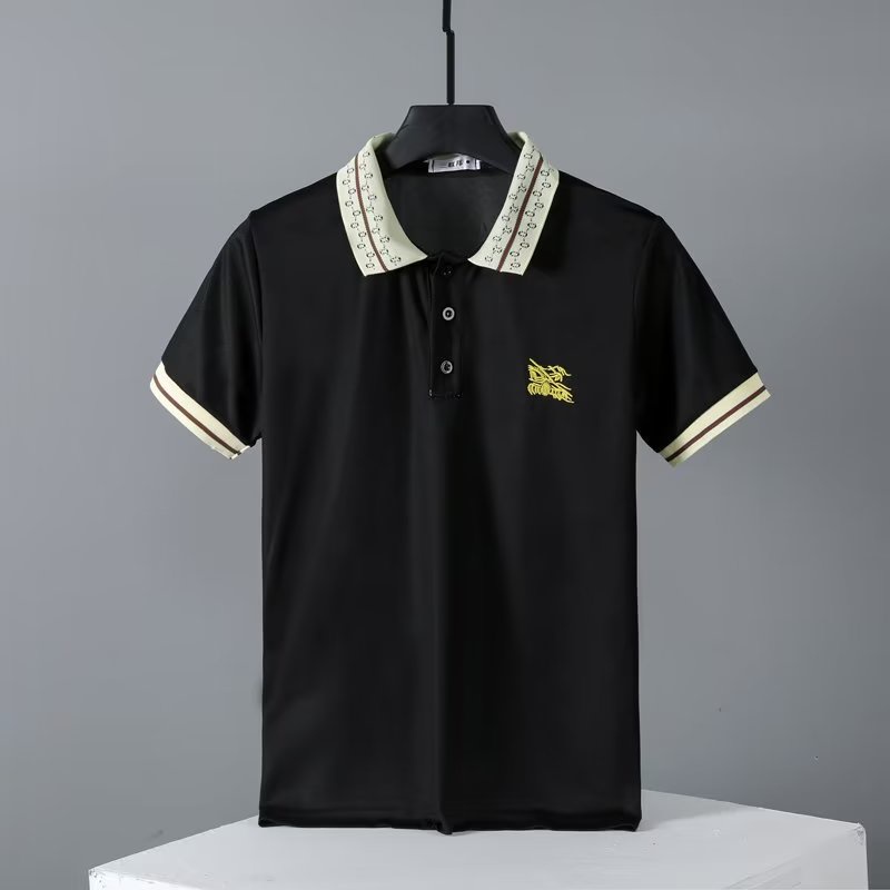 Áo Thun POLO Tay Ngắn Dáng Rộng In Họa Tiết Phong Cách Nhật Bản Thời Trang Cho Nam Size M-3XL