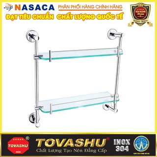 Kệ kiếng 2 tầng tovashu 304-t2