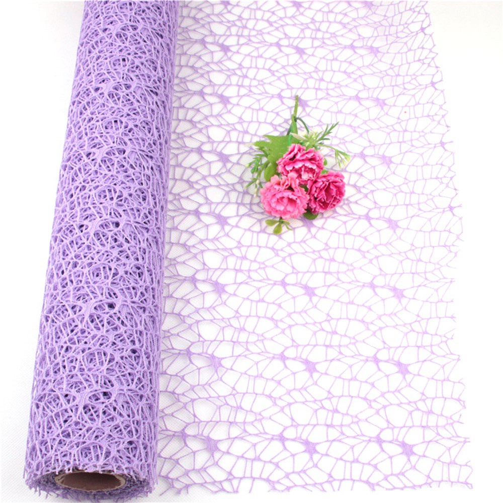 1 Cuộn Giấy Gói Bó Hoa Hình Tròn Nhiều Màu Sắc Dùng Trang Trí Diy