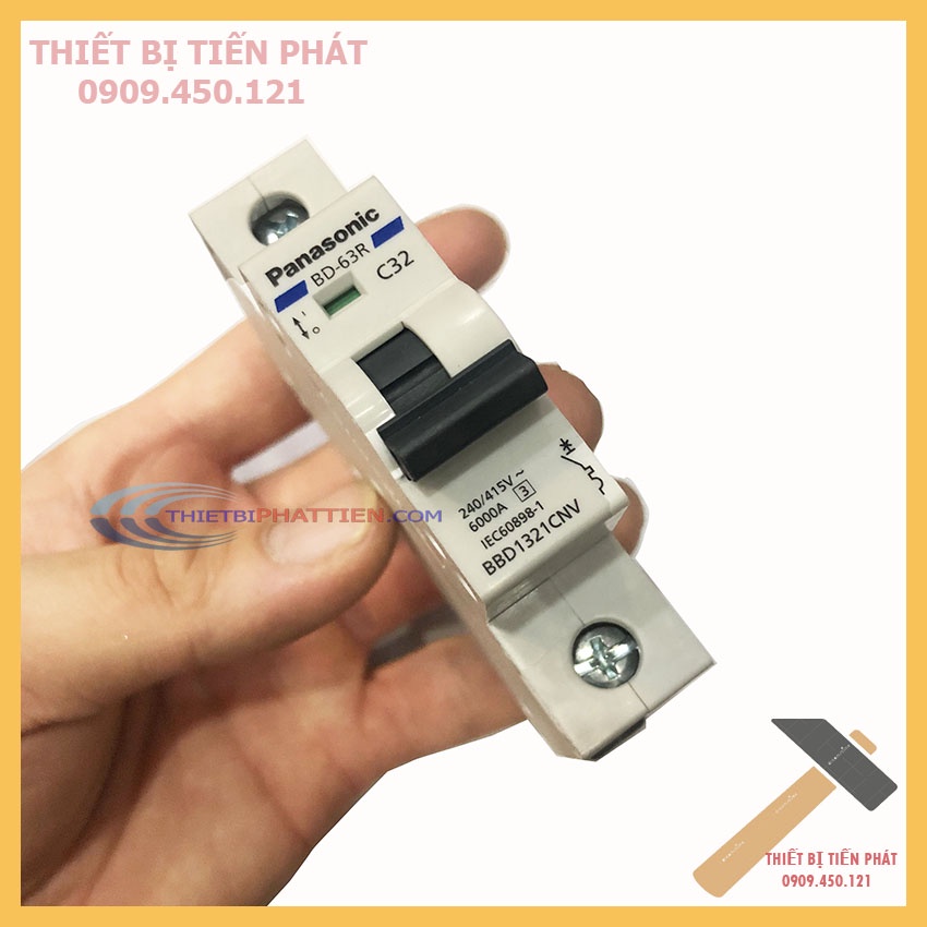 Aptomat MCB Chống Giậc 1 Pha Panasonic 16A - 63A