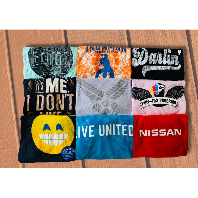 Combo 10 Áo thun Mỹ secondhand Unisex