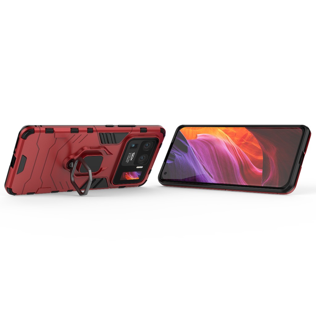 Ốp lưng Xiaomi Mi 11 Ultra Iron Man Iring chống sốc giá đỡ xem phim cao cấp