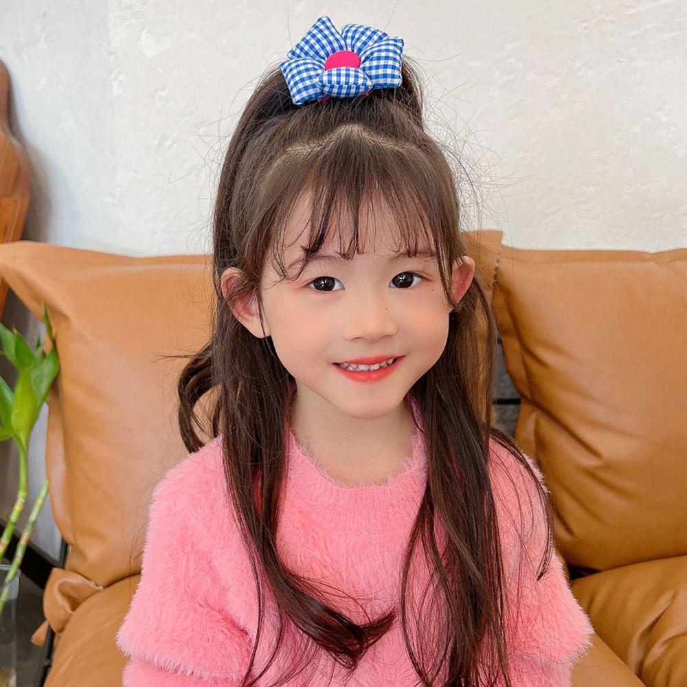 Dây Cột Tóc Đính Hoa Lớn Phong Cách Hàn Quốc Cho Nữ