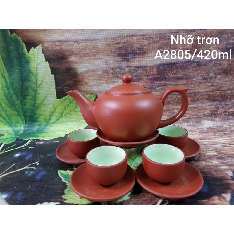 Ấm chén Tử sa Bát Tràng-đất nung đỏ,giá nhà lò-hàng chuẩn 100% nhà làm