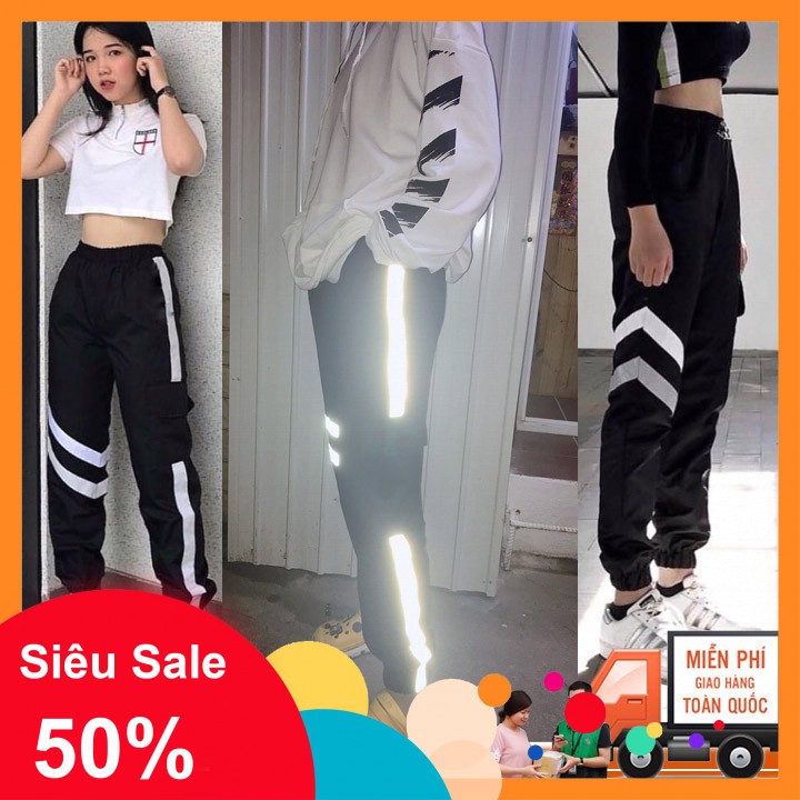 Quần jogger phản quang (chụp Flast) mới