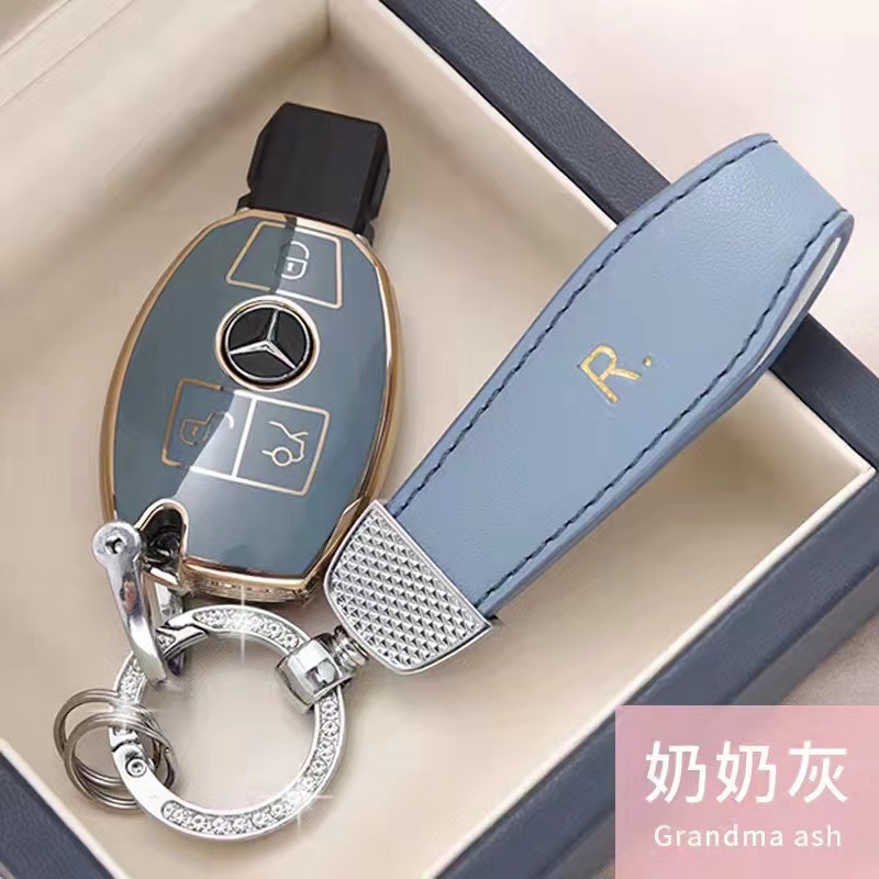 [Giá Nhà Máy] Móc Chìa Khóa Xe Hơi Cặp Đôi Phiên Bản Hàn Quốc Nhỏ Nhắn Đính Kim Cương Thị Trường Ban Đêm Hàng Mới