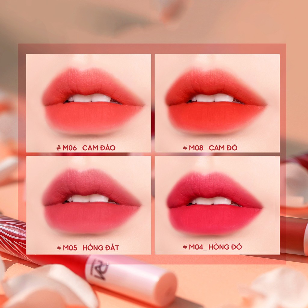 {ĐỦ 9 MÀU SON YÊU THÍCH} - SON KEM LÌ CHÍNH HÃNG ROSMAKE | BigBuy360 - bigbuy360.vn