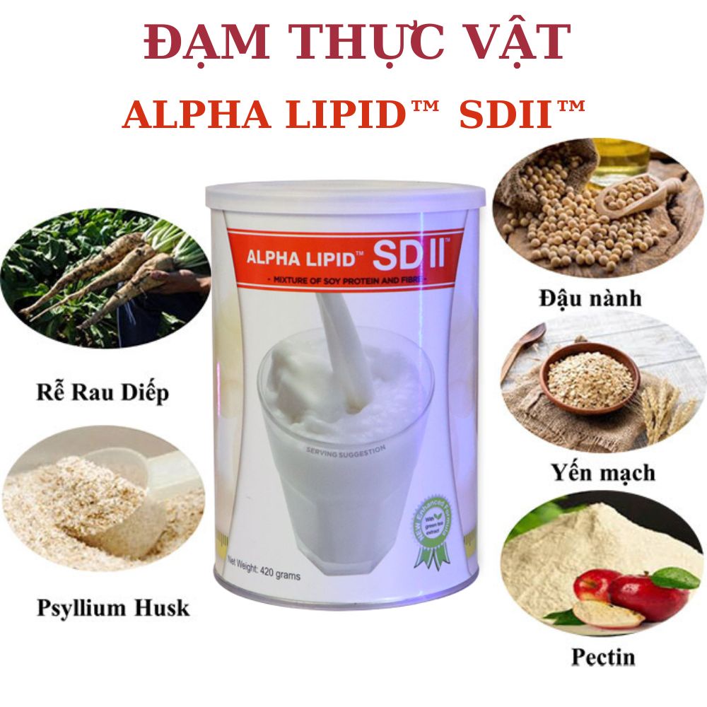 Thực phẩm bổ sung Đạm thực vật Alpha Lipid SD II