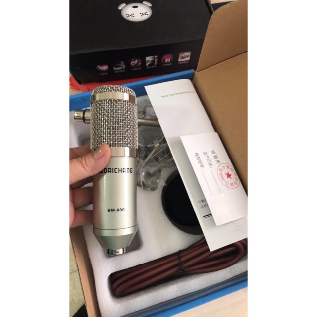 Micro Thu Âm BM-900 Woaichang