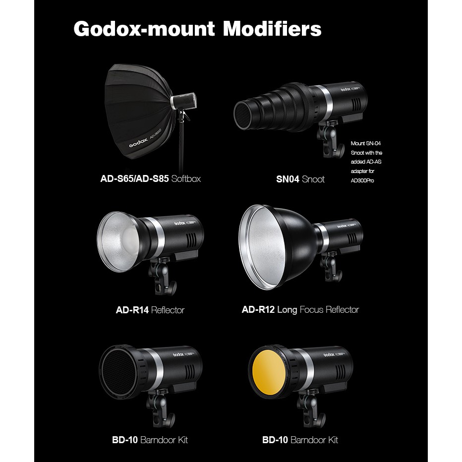 Đèn Flash Godox AD300 Pro - Godox AD300Pro - Bảo hành 12 tháng
