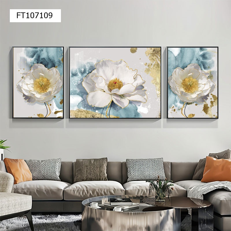 Hot Bộ 3 tranh hiện đại trừu tượng,Tranh tráng gương, treo phòng khách, phòng ngủ, phòng ăn, xưởng HĐT2