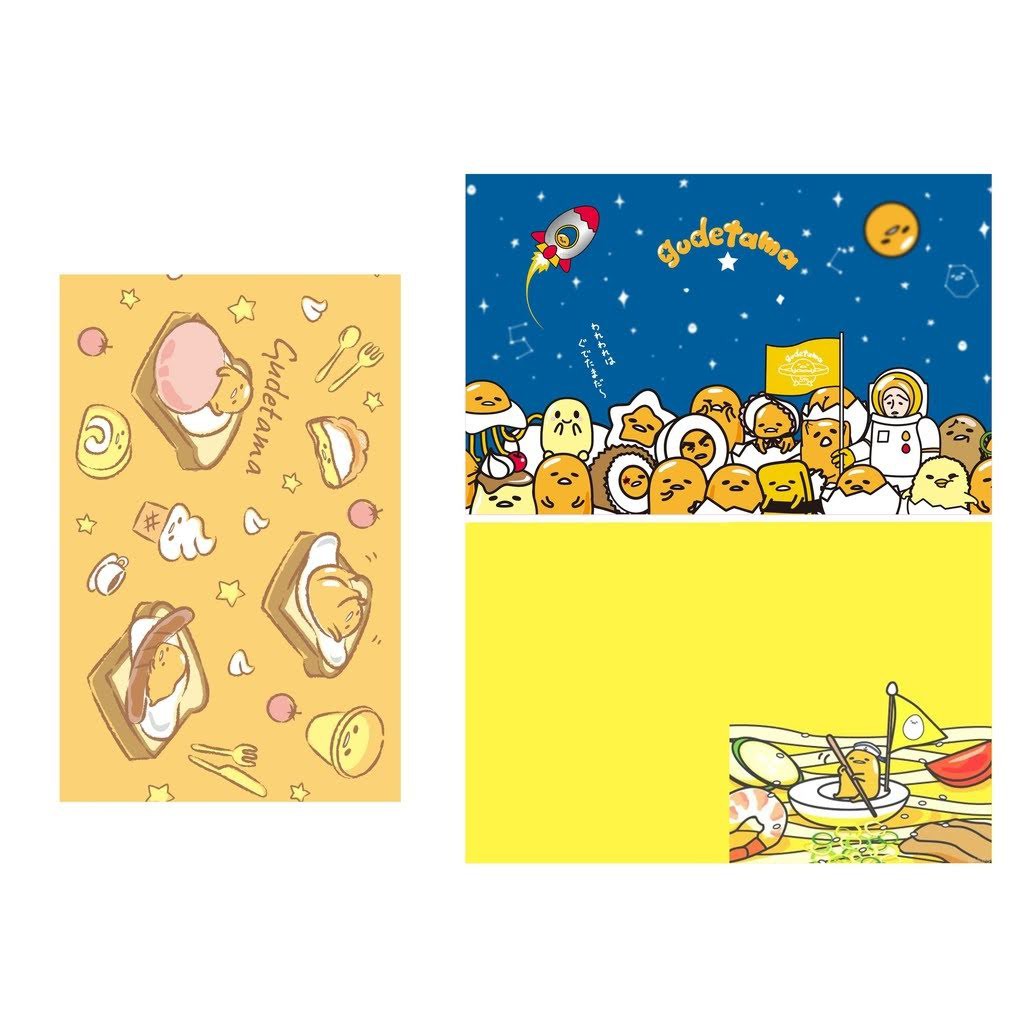 Sổ tay Trứng lười Gudetama 8x10cm kèm bút