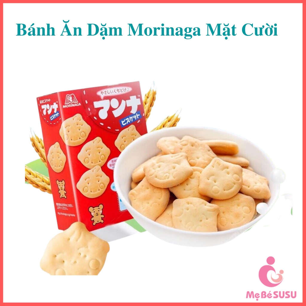 Bánh Ăn Dặm Morinaga Mặt Cười MorinagaNhật Bản [DATE T12/2022]