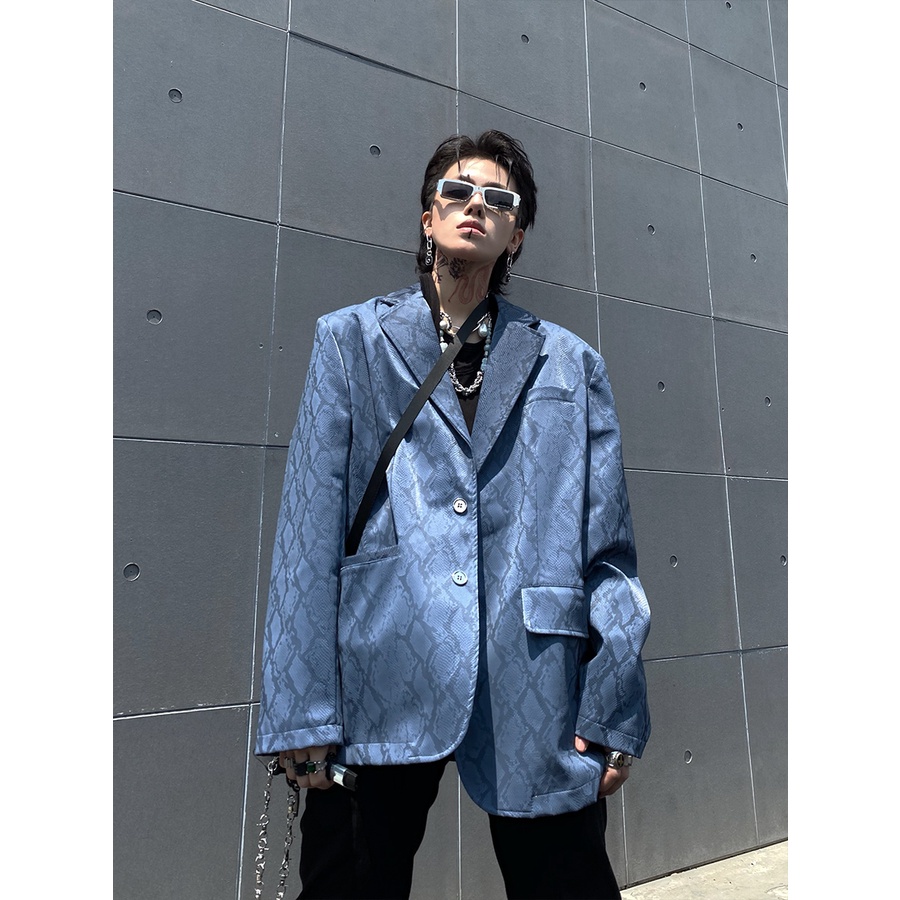 Ảnh thật 3 hình cuối-HC869.Áo blazer Unisex thời trang phong cách cá tính