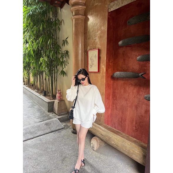 MadebyChloé - Set sơ mi tay bom phom rộng quần sóoc SOPHIA SET - Thiết kế cao cấp