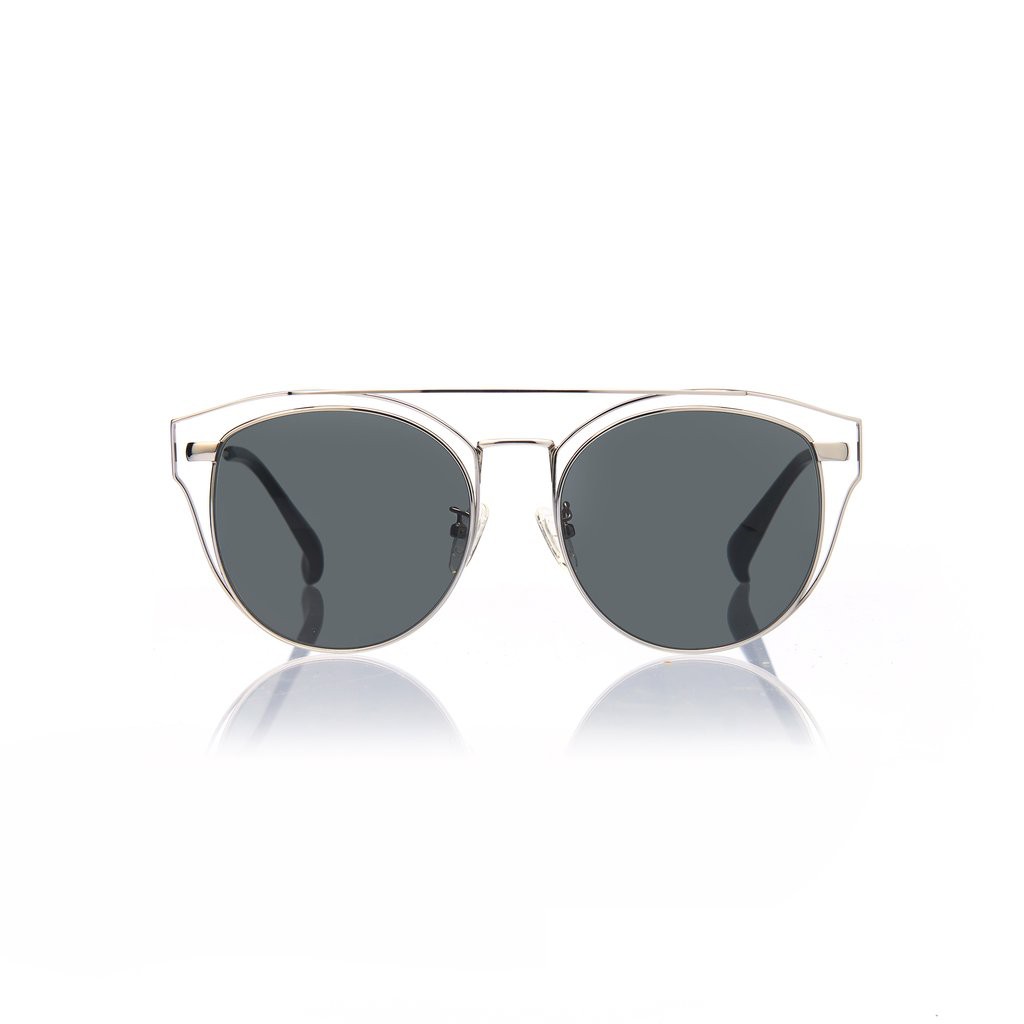 Mắt Kính Thời Trang FLORENCE (Silver Metal With Smog Grey Lens)