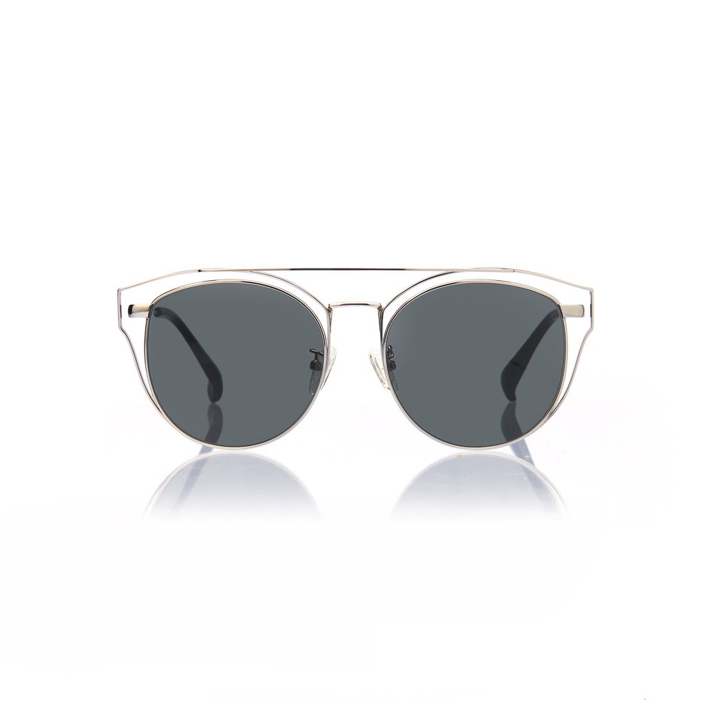 Mắt Kính Thời Trang FLORENCE (Silver Metal With Smog Grey Lens)