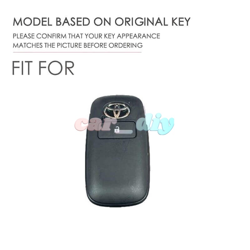 Vỏ Bảo Vệ Chìa Khóa Điều Khiển Từ Xa Bằng Sợi Carbon Cho Xe Hơi Toyota Veloz Raize Avanza2022
