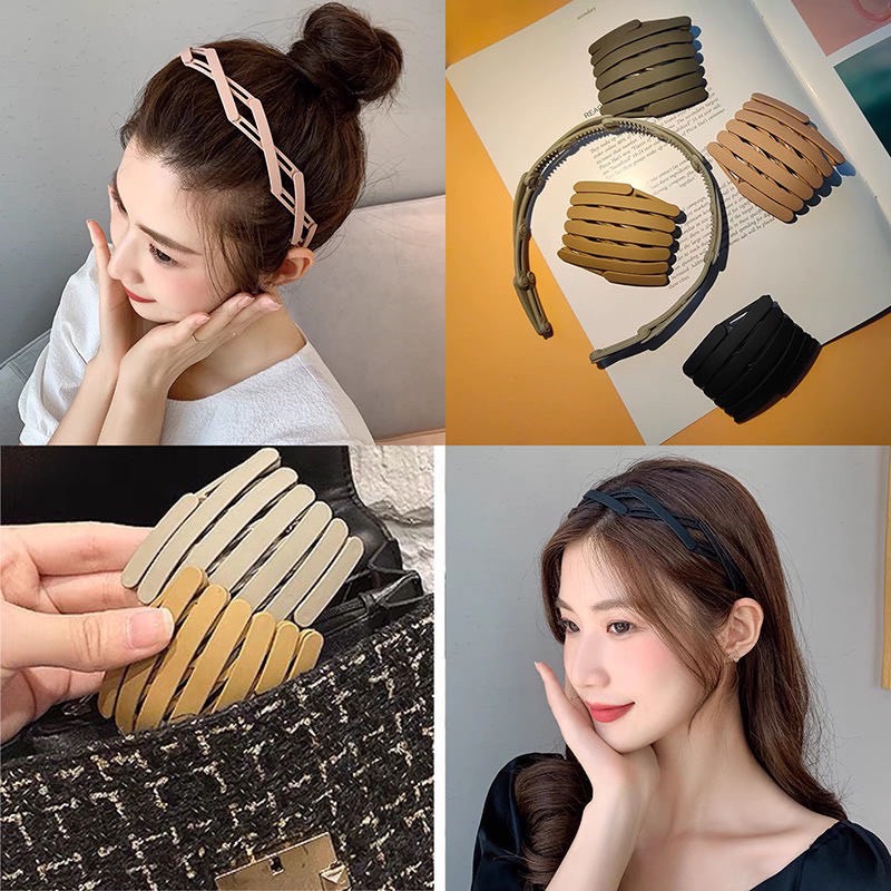 Bờm tóc cài tóc gấp gọn tiện lợi
