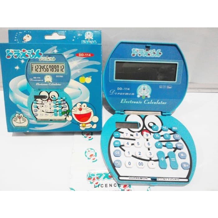 Máy Tính Bỏ Túi Dd114 Hình Doraemon