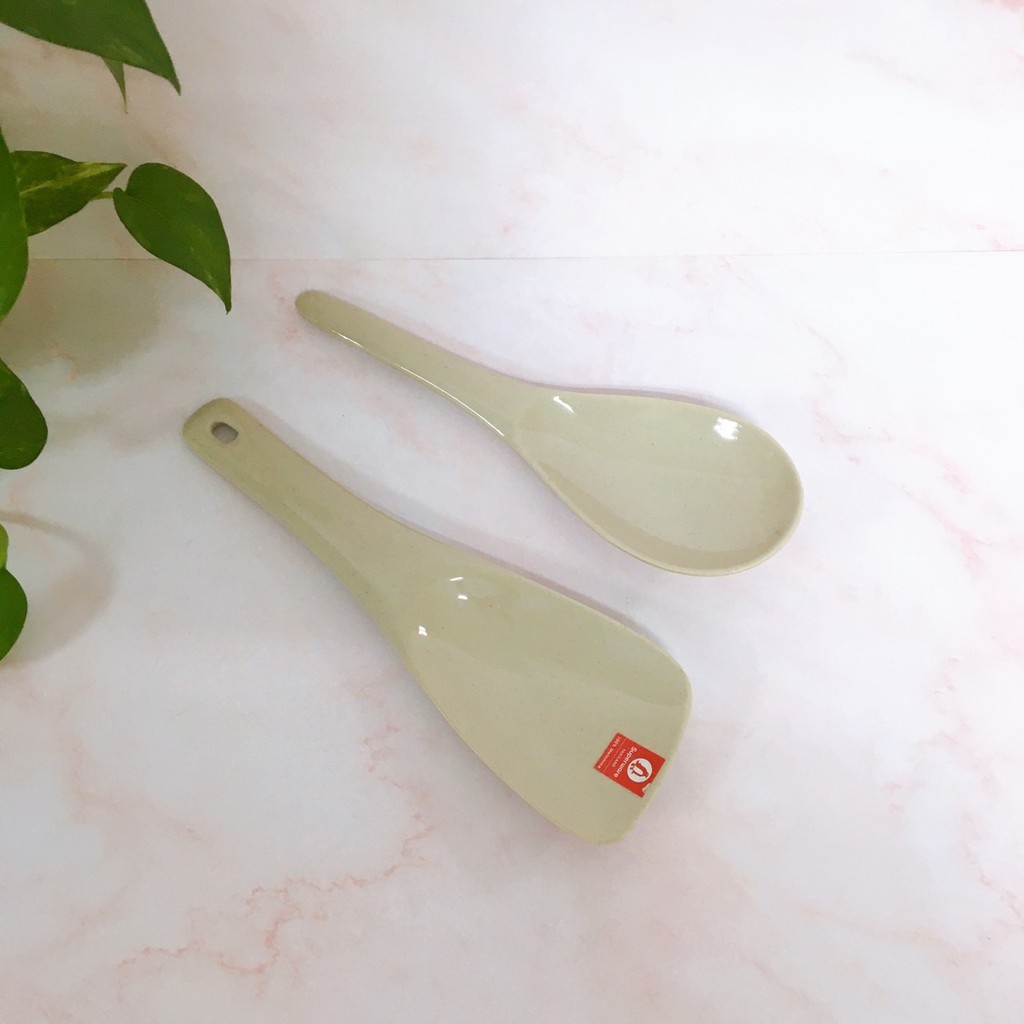 Muôi Cơm Muôi Canh SUPERWARE Nhựa Phíp 100% Melamine Nâu Đá - Stone