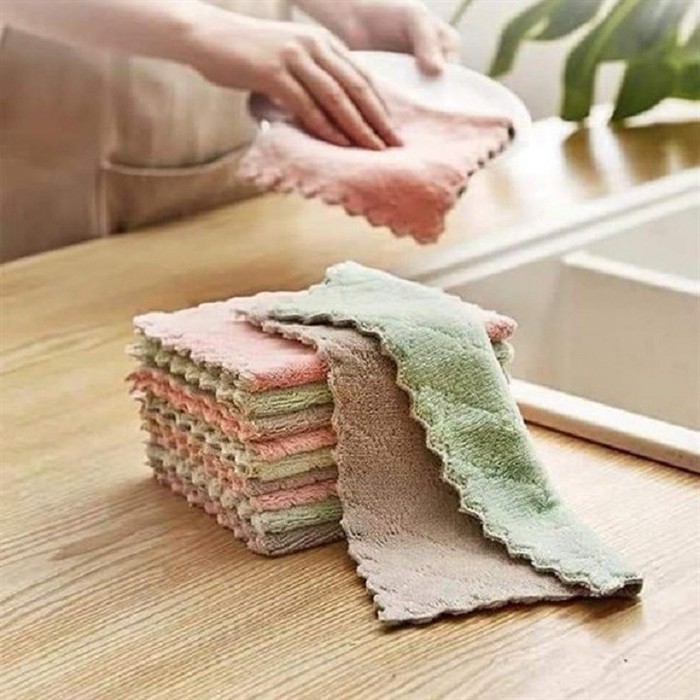 [Combo 10 Cái] Khăn lau bếp ,chén, dĩa chuyên dụng 0131