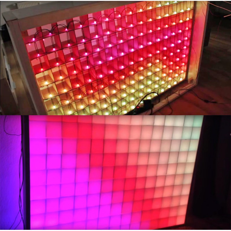 10 HẠT LED MŨ RƠM FULL MÀU  ARGB F5 F8 IC TÍCH HỢP BÊN TRONG HẠT LED