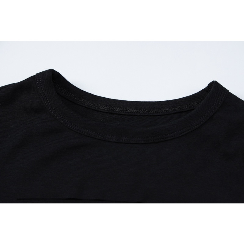 Áo Tay Dài Cổ Tròn In Chữ Thời Trang Đường Phố Cá Tính Cho Nữ