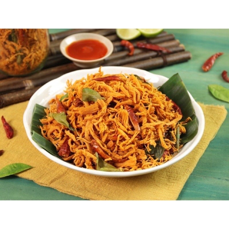 100g KHÔ GÀ LÁ CHANH XÉ CAY NGON ( Snack Food 99 ) | BigBuy360 - bigbuy360.vn