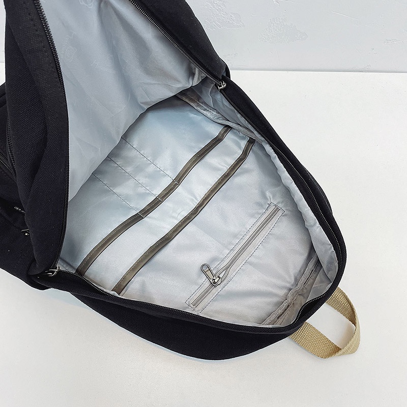 Ba lô đi học PRETTYZYS sức chứa lớn phong cách Hàn Quốc thời trang 2021