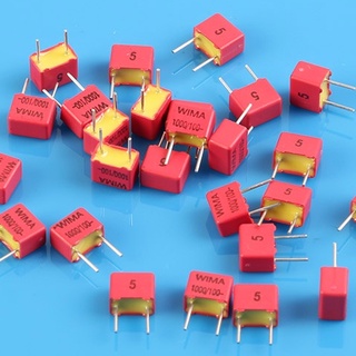 F05 Tụ điện WIMA 100V 1000pF 102 1N FKP2 màu đỏ (01 con)
