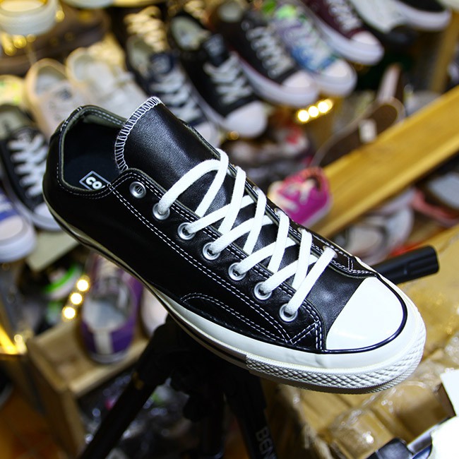 Giày Converse 1970s thấp cổ da đen CTDD27