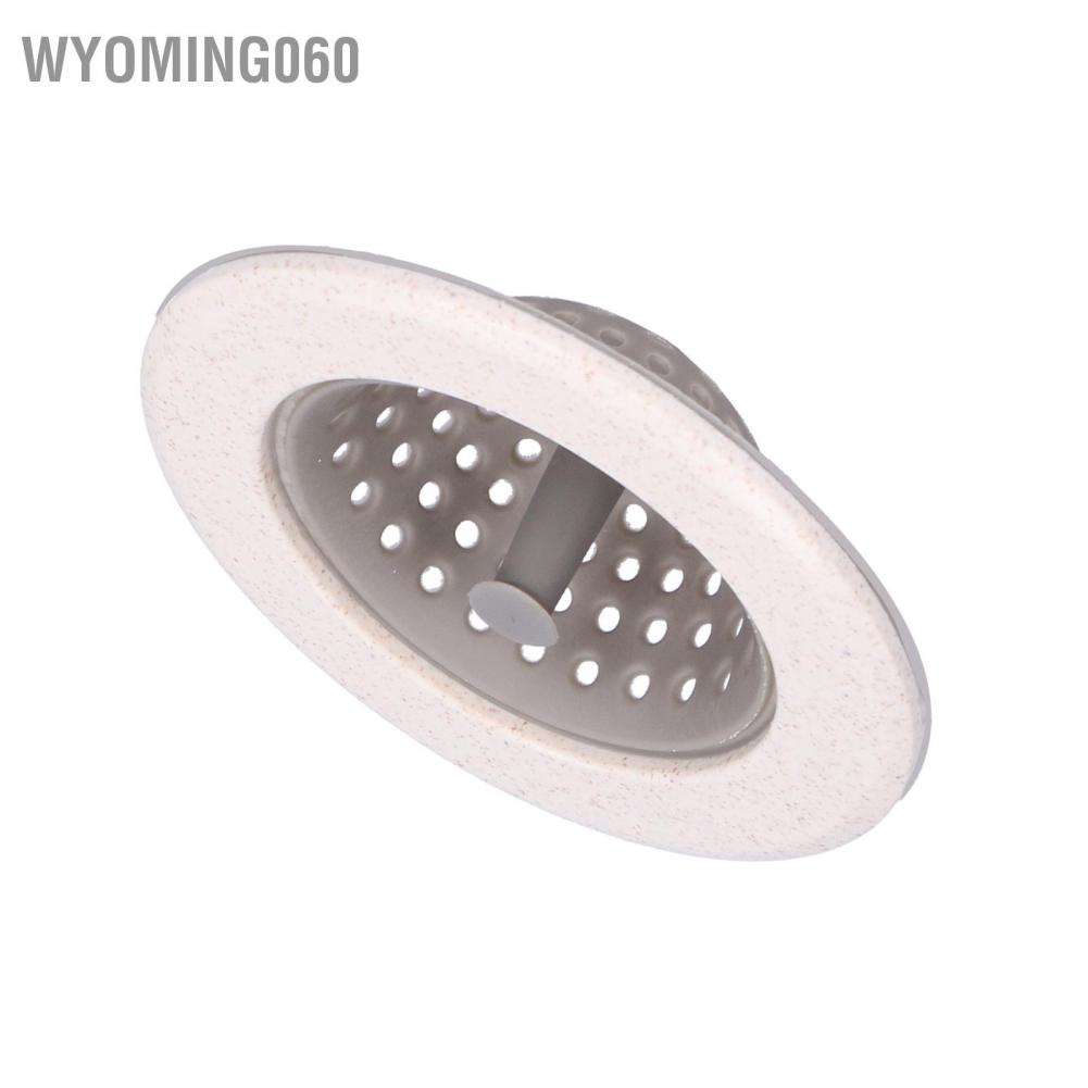 Wyoming060 Kitchen Sink Drain Filter Silicone Anti‑Clogging Floor Strainer Hair Catcher for Home