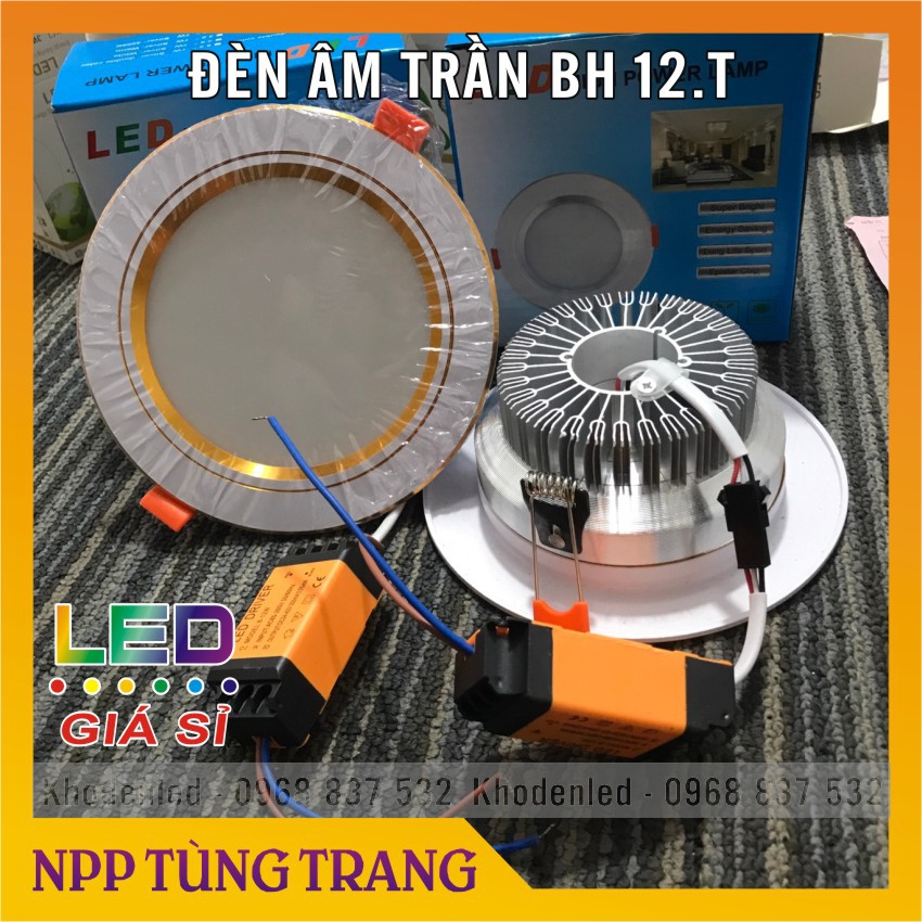 Đèn led âm trần 7w 3 chế độ