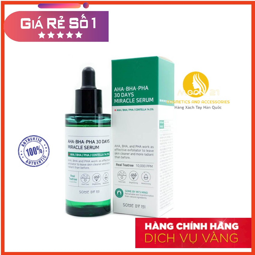 [ SỈ TỪ 206K ] Tinh Chất Trị Mụn Some By Mi AHA-BHA-PHA 30 Days Miracle Serum 50ml | BigBuy360 - bigbuy360.vn