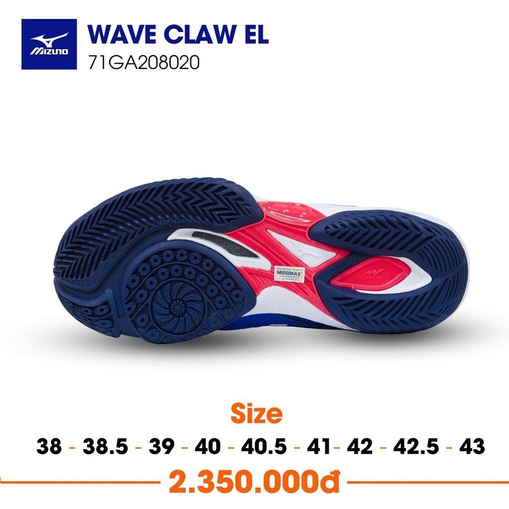 Giày Cầu Lông Mizuno Wave Claw EL New 2020