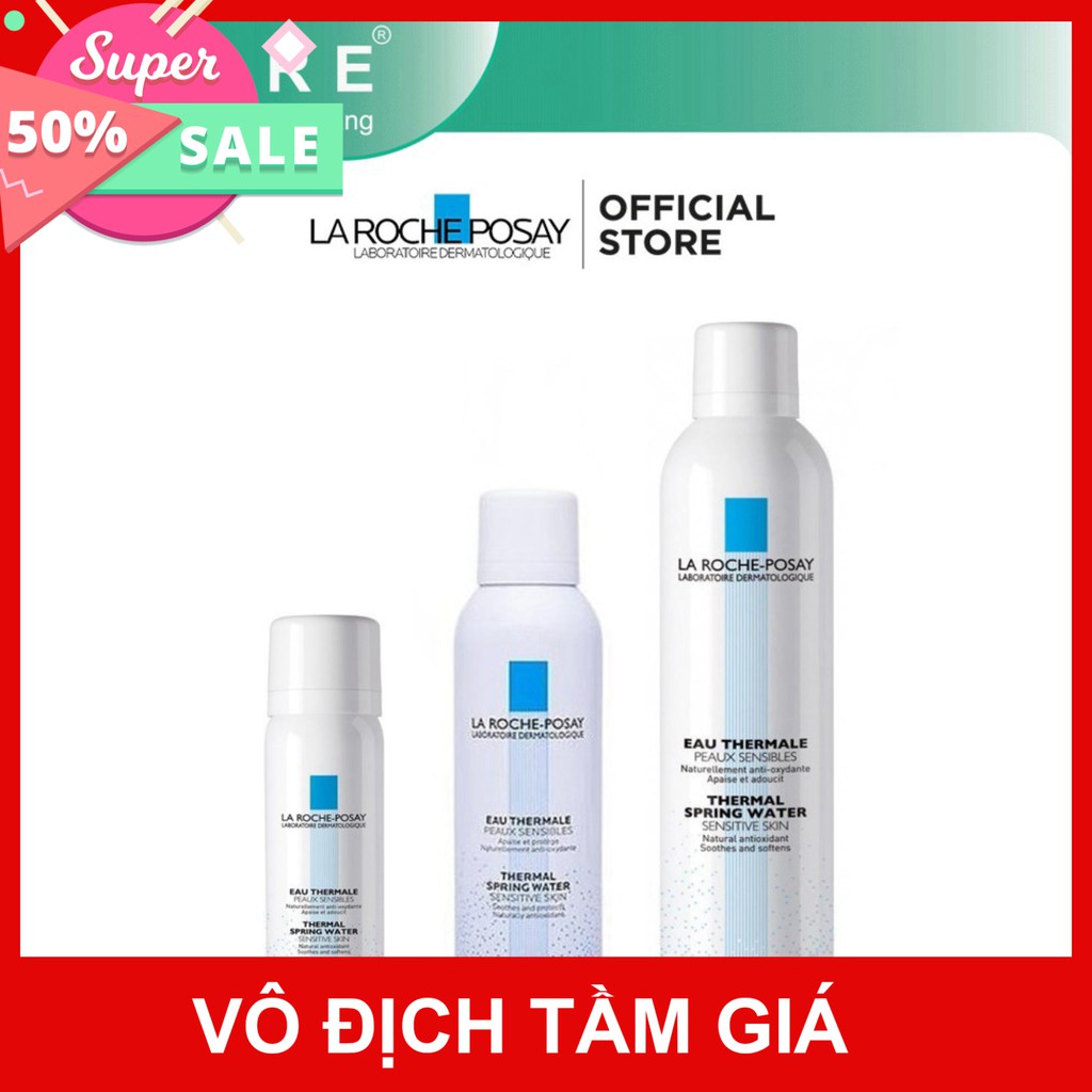 [CHÍNH HÃNG] La Roche Posay Nước Khoáng Làm Dịu Và Bảo Vệ Da Thermal Spring Water (50ml - 150ml - 300ml)