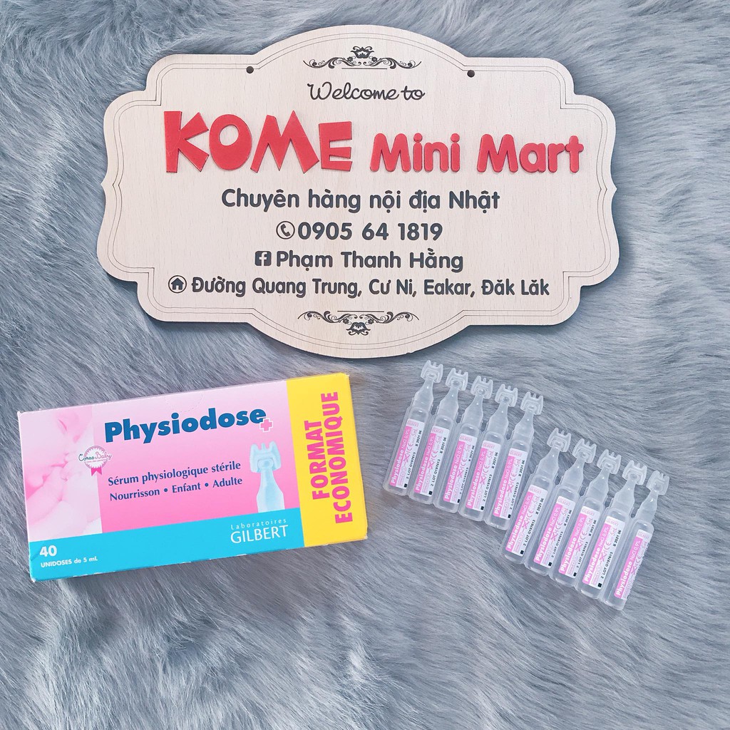💧💧NƯỚC MUỐI SINH LÝ PHYSIODOSE GILBERT - PHÁP💧💧