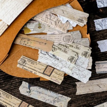 Gói 50 Nhãn dán Note bar Sticker Phong Cách Tranh Vẽ Hoạt Hình ST176