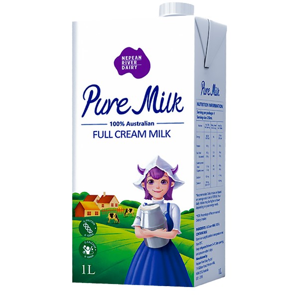 Sữa Tươi "PURE MILK" Hàng NHẬP KHẨU từ ÚC