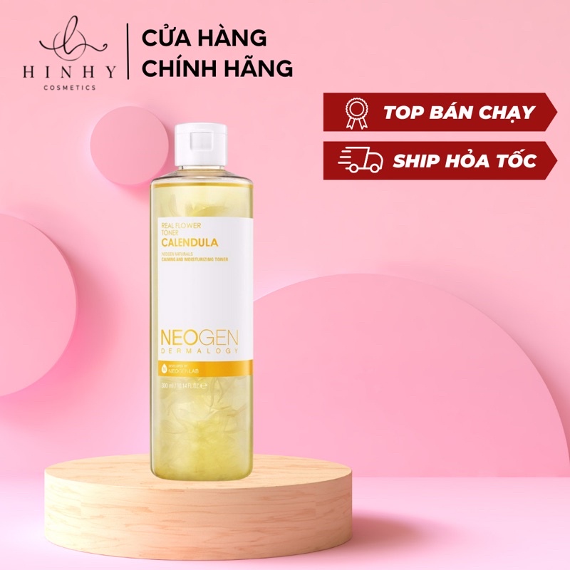 Nước Hoa Hồng Chiết Xuất Hoa Cúc Làm Dịu Da Neogen Real Flower Calendula Toner